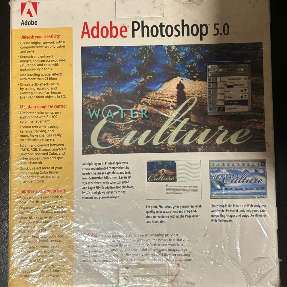Adobe Photoshop 5.0 Education Version (Academic ID Required) NEW